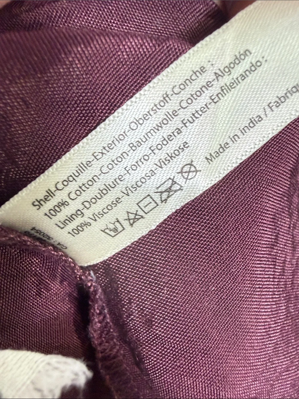 Free People One Karma Eyelet Mini Dress In Burgundy W2413 Sz S - Picture 8 of 10